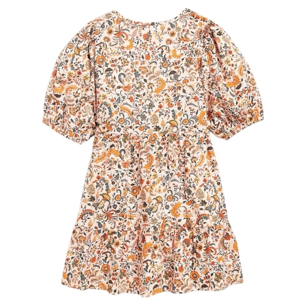 Old Navy Puff-Sleeve Tiered Floral-Print Swing
Dress for Girls size Large - Picture 3 of 6